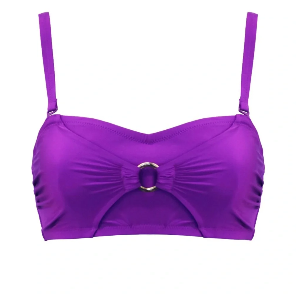 Pour moi Samoa purple bikini top 38F/100F - Picture 5 of 9